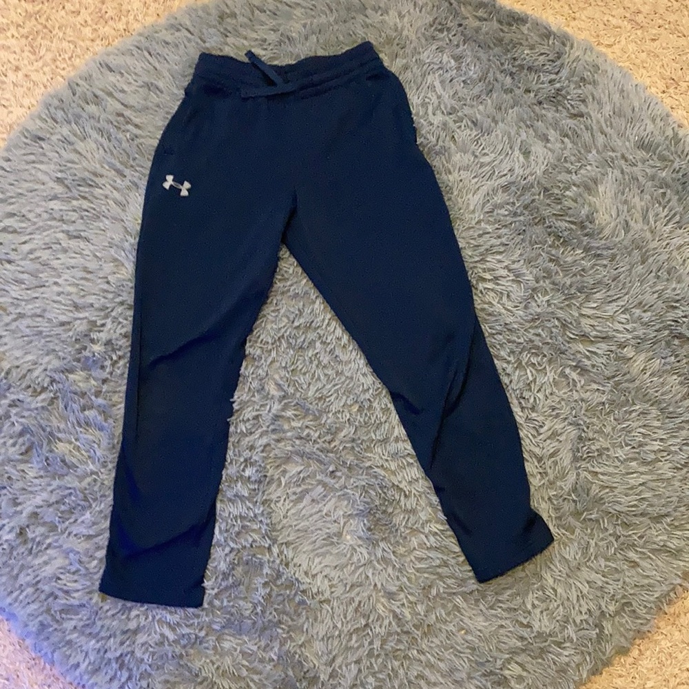 Boys under armour fleece sweatpants -navy